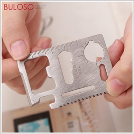 《不囉唆》多功能名片工具卡　救生/量尺/扳手/開罐器/開瓶器/工具/名片（不挑色/款）【Y267847】
