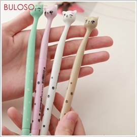 4色可愛卡通貓中性筆　貓咪/圓珠筆/原子筆/小貓/可愛/文具（不挑色/款）【A290210】