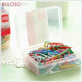 彩色迴文針100枚　迴紋針/文具/小物/文件/夾子（不挑色/款）【A410714】