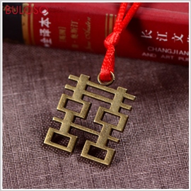 《不囉唆》(小)手工DIY配件復古仿舊青銅喜字 婚禮小物/聖誕禮物/生日禮物(不挑款/色)【A412904】