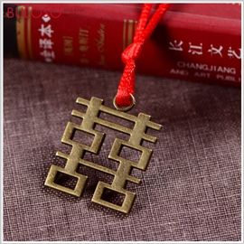 《不囉唆》(大)手工DIY配件復古仿舊青銅喜字 婚禮小物/聖誕禮物/生日禮物(不挑款/色)【A412915】