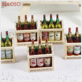 zakka雜貨仿真冰箱貼_6瓶酒B1094