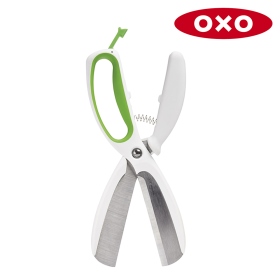 OXO 不鏽鋼沙拉剪-快樂綠