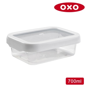 福利品-OXO 好好開密封保鮮盒0.7L-白