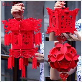 《不囉唆》春節 裝飾小燈籠 (可挑色/款) 宮燈 福球 燈飾 掛件 吊飾 新年 春節 佈置【A426558】