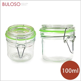 玻璃扣式密封罐100ml (不挑色/款)【A427182】