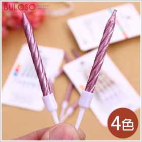 (T)SN燙金螺旋蠟燭10支裝-香檳金