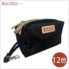 Dollyclub_立體雙拉零包B5S尼龍-淺紫