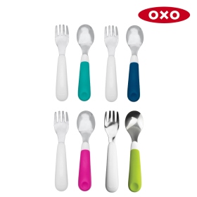 OXO TOT 隨行叉匙組-海軍藍
