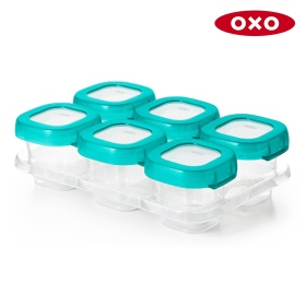 OXO TOT 好滋味冷凍儲存盒2oz-靚藍綠