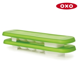 OXO TOT 好滋味快取冰格-青蘋綠(2入)