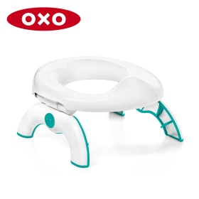 OXO TOT 隨行兩用小馬桶-靚藍綠