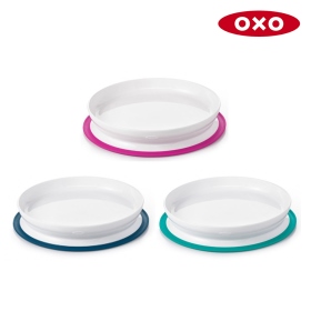 OXO TOT 好吸力學習餐盤-莓果粉