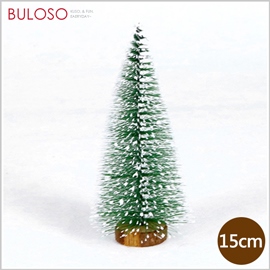 聖誕 松針植絨小樹15CM (不挑色/款)【A432542】