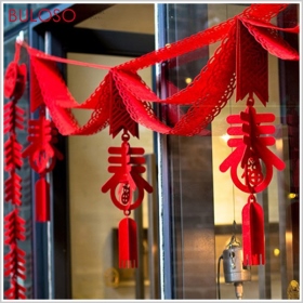 春節_新春波浪旗1.8米-春福燈籠