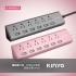 KINYO 6開6插三角延長線1.8M/CGTM366-6玫