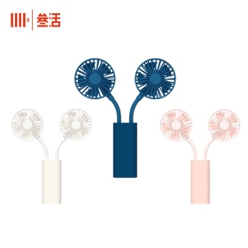 3life 迷你折疊雙扇風扇-白色