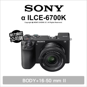 Sony α ILCE-6700K A6700K 16-50mm II 4K120P錄影 5級防手震 單機身 公司貨
