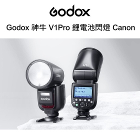 Godox 神牛 V1Pro 圓燈頭閃燈 GN58 鋰電池閃光燈 機頂閃 公司貨