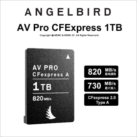 Angelbird AV Pro CFExpress Type A 1TB 記憶卡 820讀/730寫