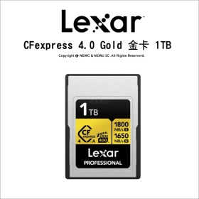 Lexar CFexpress 4.0 Professional Gold Type A 金卡 1TB 1T 讀1800寫1650