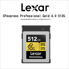 Lexar CFexpress Professional Gold 4.0 Type B 金卡 512G 讀3600寫3300MB