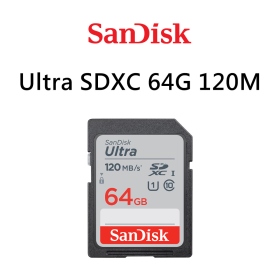 Sandisk Ultra SDXC 64G C10 UHS-I 讀100M 公司貨