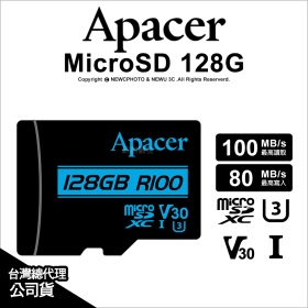 Apacer MicroSD 128G U3(100/80)