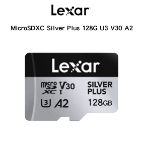 Lexar 雷克沙 MicroSDXC Silver Plus 銀卡 128G U3 V30 A2 讀250MB 寫150MB