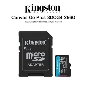 Kingston Canvas Go Plus SDCG4 256G MicroSD V30/U3/A2 200讀160寫 終保公司貨