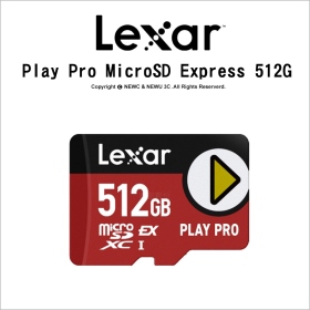 Lexar 雷克沙 Play Pro MicroSD Express 512G 讀900MB 寫600MB Nintendo NS2 公司貨