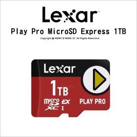 Lexar 雷克沙 Play Pro MicroSD Express 1TB 讀900MB 寫600MB Nintendo NS2 公司貨