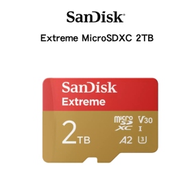 SanDisk Extreme MicroSDXC 2TB 2T V30/U3/C10/A2 讀240/寫140M 記憶卡 公司貨