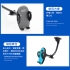 羅姆龍_加長桿L057+M001黃 吸盤夾式手機架