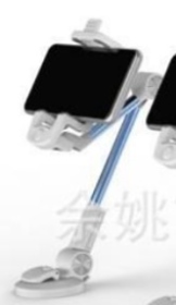 Ledetech LD-302A藍白 可折疊吸盤式手機支架