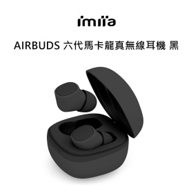 WiWU AIRBUDS 六代馬卡龍真無線耳機 黑