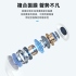 WIWU 線控入耳式耳機 Type-C 白