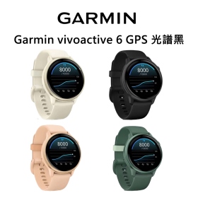 Garmin vivoactive 6 GPS 光譜黑