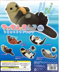 Qualia ￥300 動物臥姿造型公仔