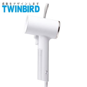 日本Twinbird 高溫抗菌除臭 美型蒸氣掛燙機(白)TB-G006TWW