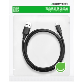 綠聯_MicroUSB 3米快充線_黑