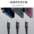 倍思_極速Type-C 20W PD一拖三編織線1.5米_綠