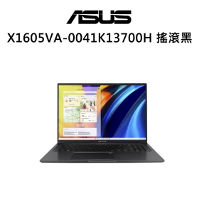華碩X1605VA-0041K13700H 搖滾黑